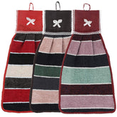 Kuber Industries Hanging Cotton 3 Pieces Cotton Washbasin Napkin/Hand Towel for Kitchen and Bathroom (Multi) - CTKTC045571